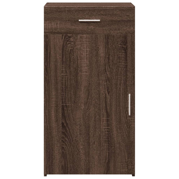 vidaXL Commode marron aspect chêne 50x42,5x93 cm bois d'ingénierie