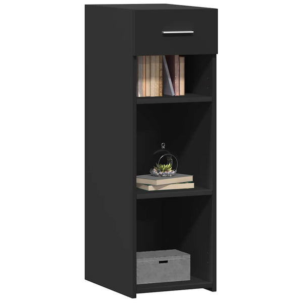 Schwarzes Sideboard 30x42,5x93 cm