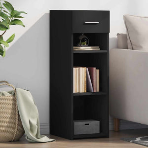 Schwarzes Sideboard 30x42,5x93 cm