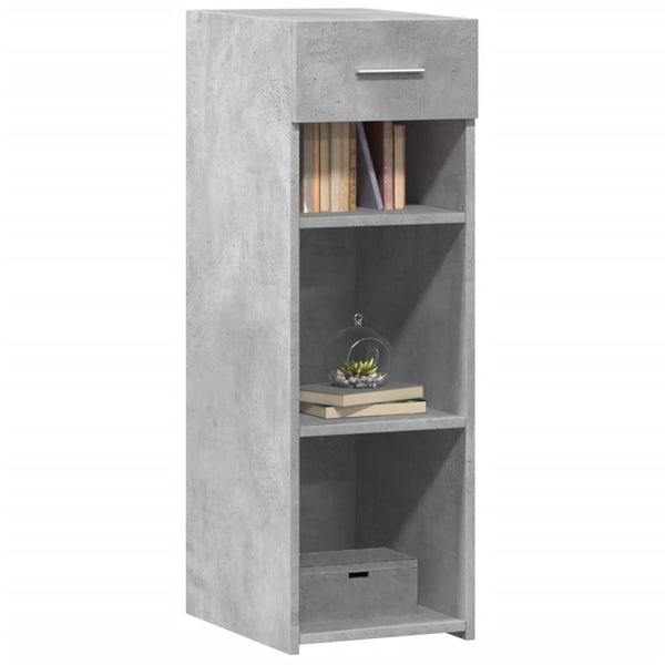 Betongraues Sideboard 30x42,5x93 cm