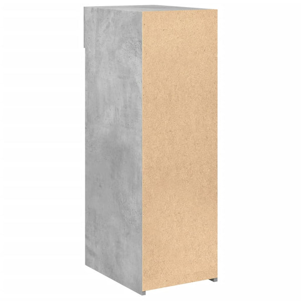 Betongraues Sideboard 30x42,5x93 cm