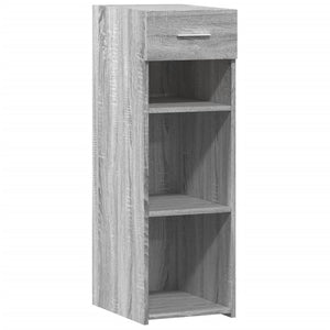 Graues Sonoma Sideboard, 30x42,5x93 cm