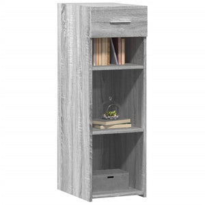 Graues Sonoma Sideboard, 30x42,5x93 cm