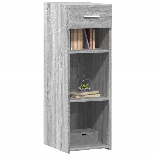 Graues Sonoma Sideboard, 30x42,5x93 cm