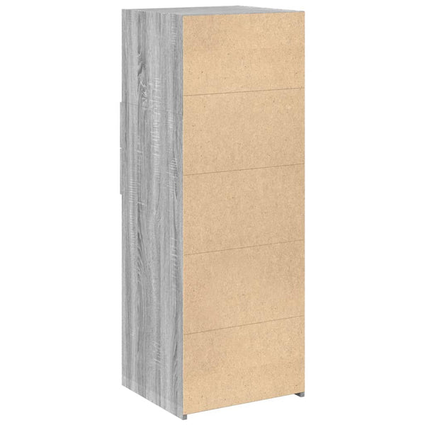 Graues Sonoma Sideboard, 30x42,5x93 cm