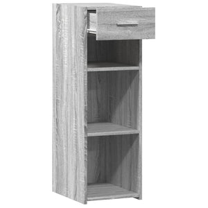 Graues Sonoma Sideboard, 30x42,5x93 cm