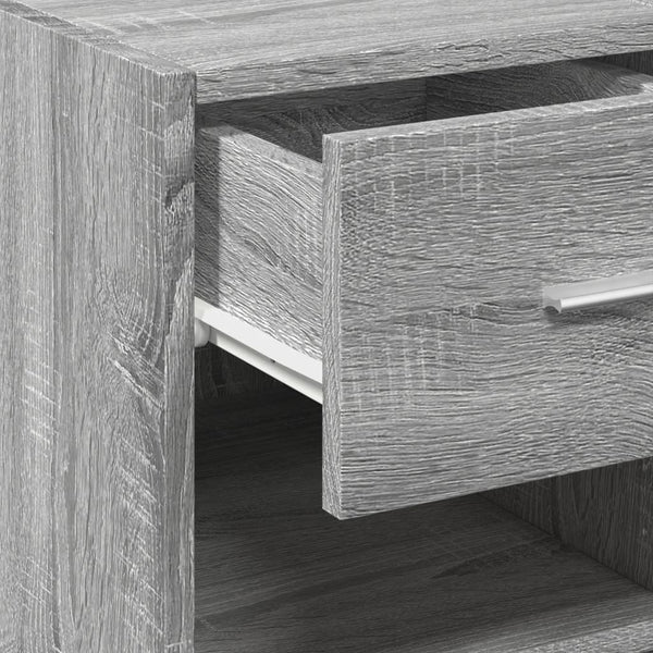 Graues Sonoma Sideboard, 30x42,5x93 cm