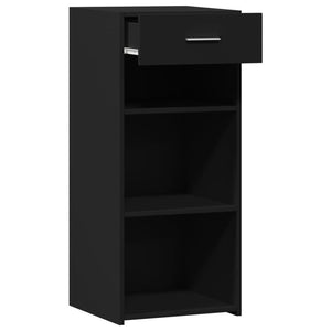 Schwarzes Sideboard 40x42,5x93 cm