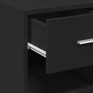 Schwarzes Sideboard 40x42,5x93 cm