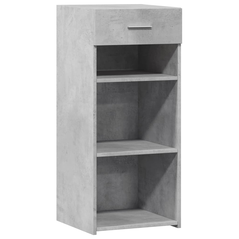 Betongraues Sideboard, 40x42,5x93 cm