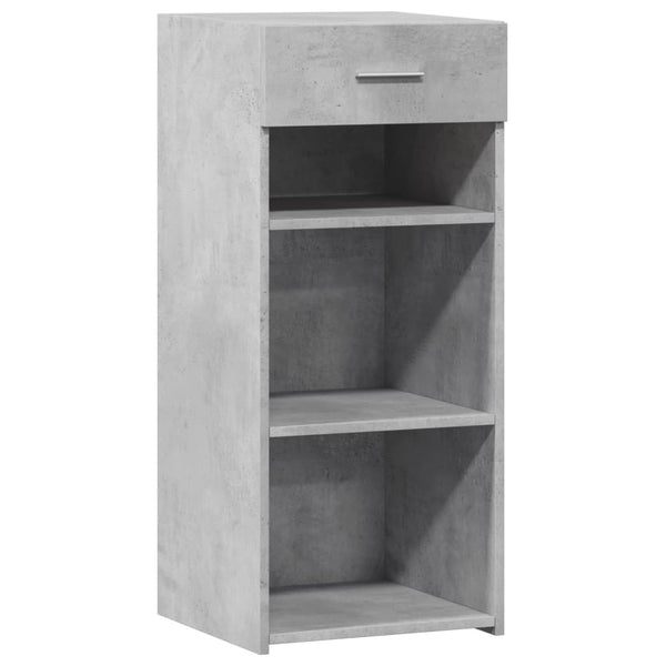 Betongraues Sideboard, 40x42,5x93 cm