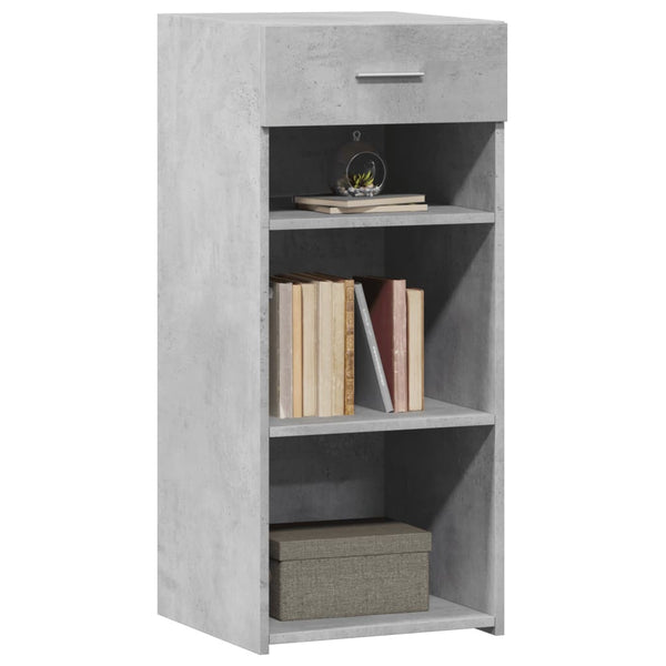 Betongraues Sideboard, 40x42,5x93 cm