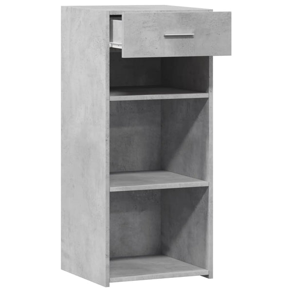 Betongraues Sideboard, 40x42,5x93 cm