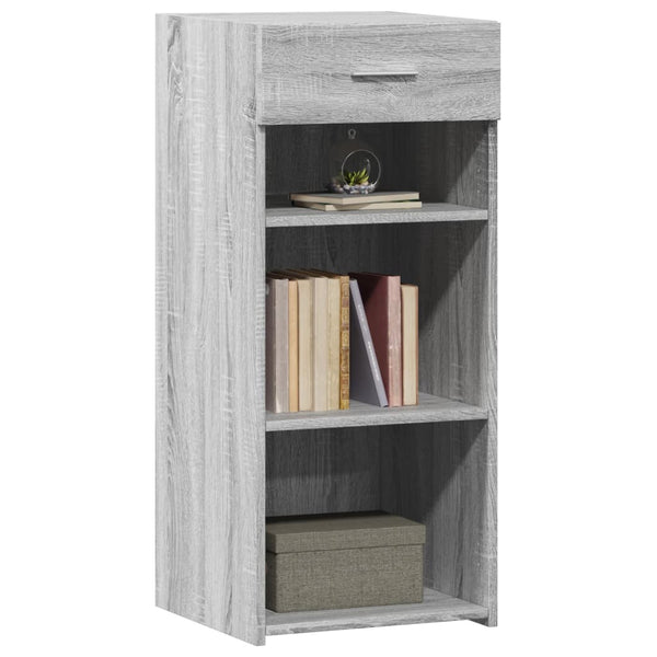 Graues Sonoma Sideboard 40x42,5x93 cm