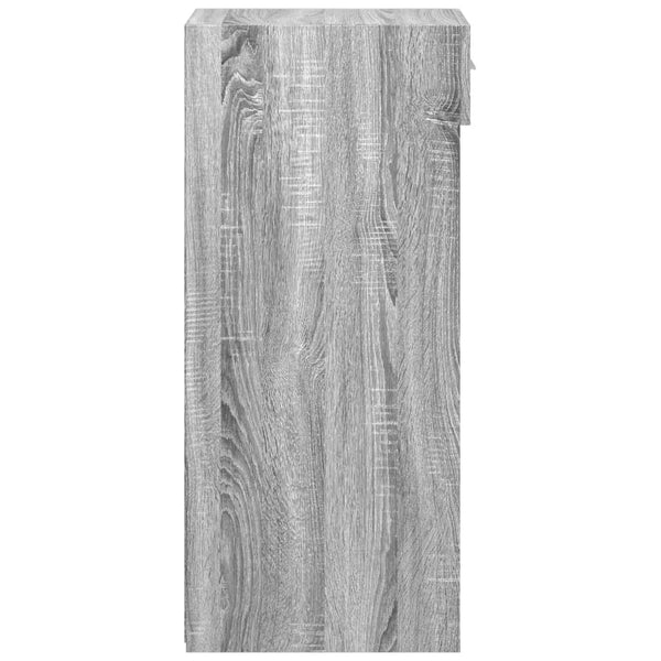 Graues Sonoma Sideboard 40x42,5x93 cm