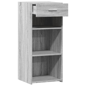 Graues Sonoma Sideboard 40x42,5x93 cm