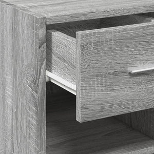 Graues Sonoma Sideboard 40x42,5x93 cm