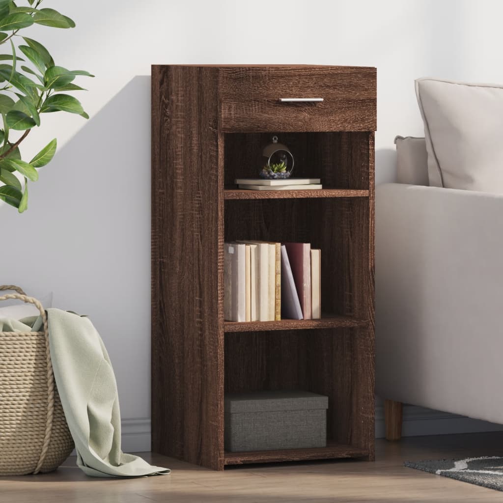 Sideboard Braun Eichen-Optik, 93 cm