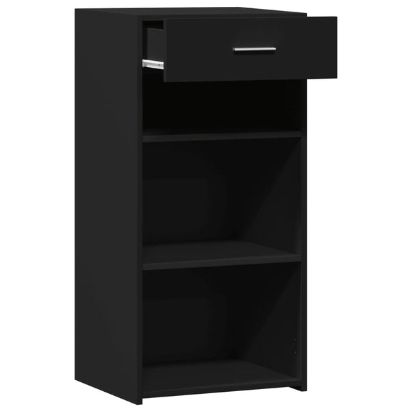 Schwarzes Sideboard 45x42,5x93 cm