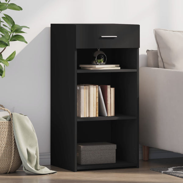 Schwarzes Sideboard 45x42,5x93 cm