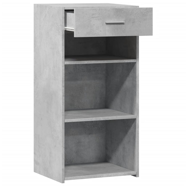 Betongraues Sideboard 45x42,5x93 cm