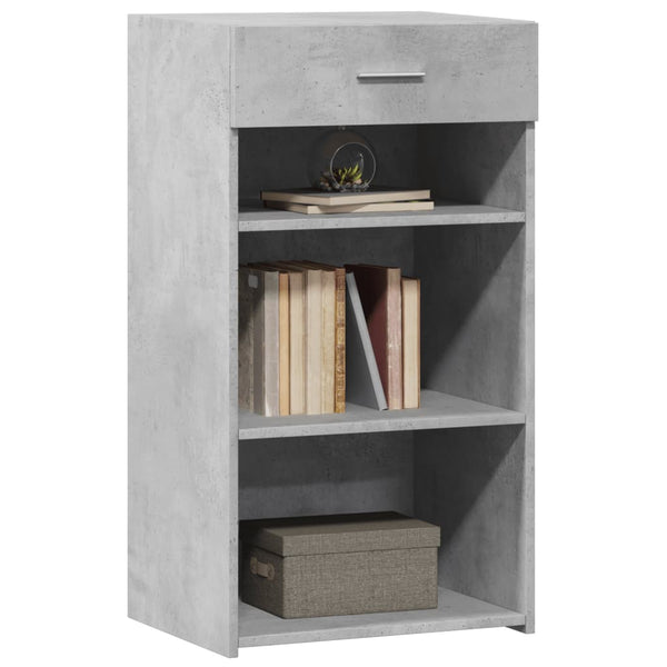 Betongraues Sideboard 50x42,5x93 cm