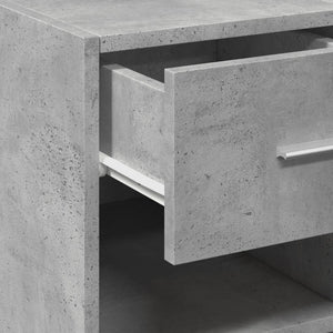 Betongraues Sideboard 50x42,5x93 cm