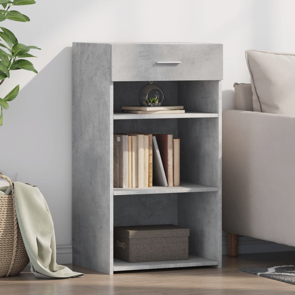 Betongraues Sideboard 50x42,5x93 cm
