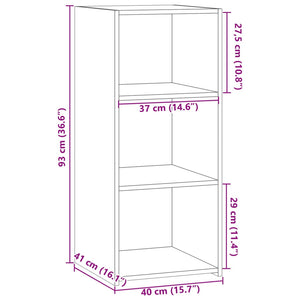 Weißes Sideboard 40x41x93cm