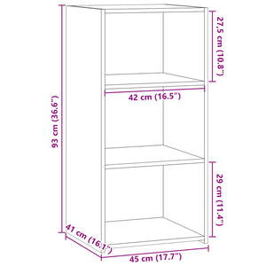 Sideboard Räuchereiche 45x41x93 cm