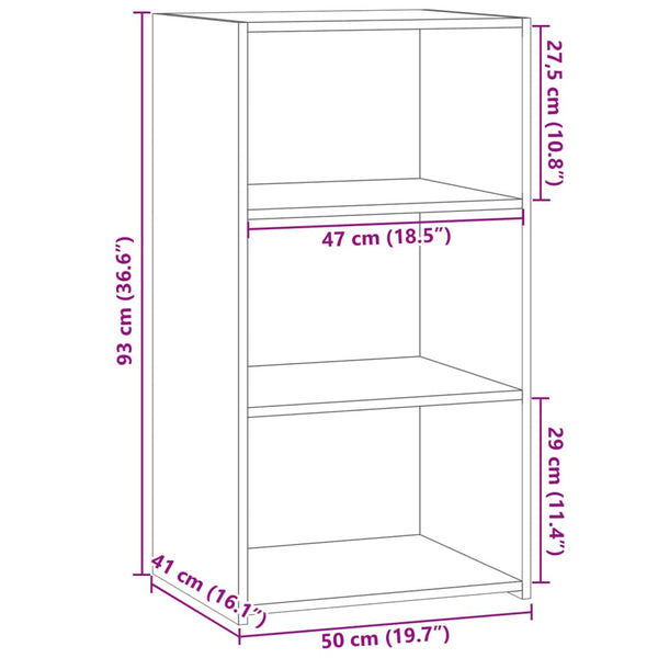 Weißes Sideboard 50x41x93 cm