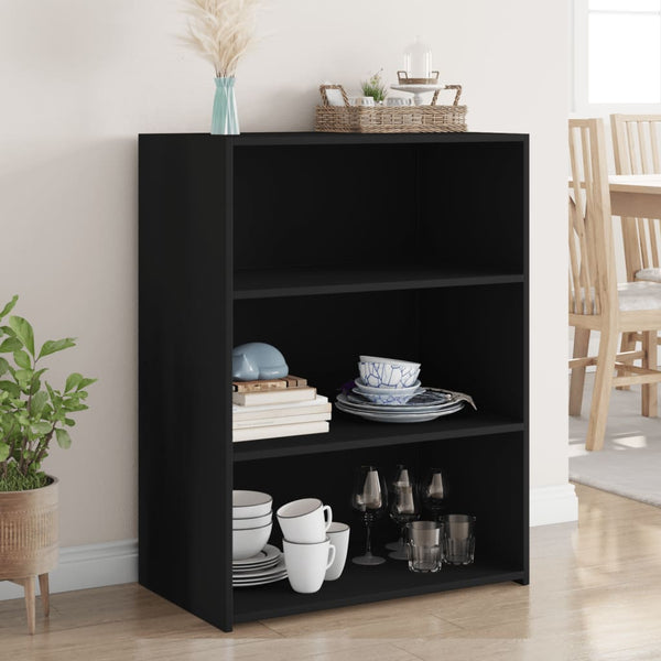Schwarzes Sideboard 70x41x93cm