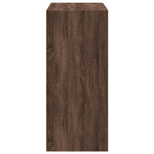 vidaXL Buffet marron aspect chêne 70x41x93 cm Bois d'ingénierie