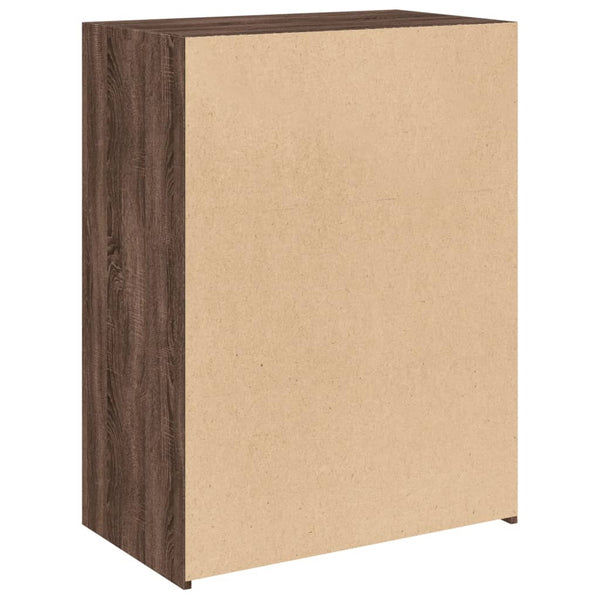 vidaXL Buffet marron aspect chêne 70x41x93 cm Bois d'ingénierie
