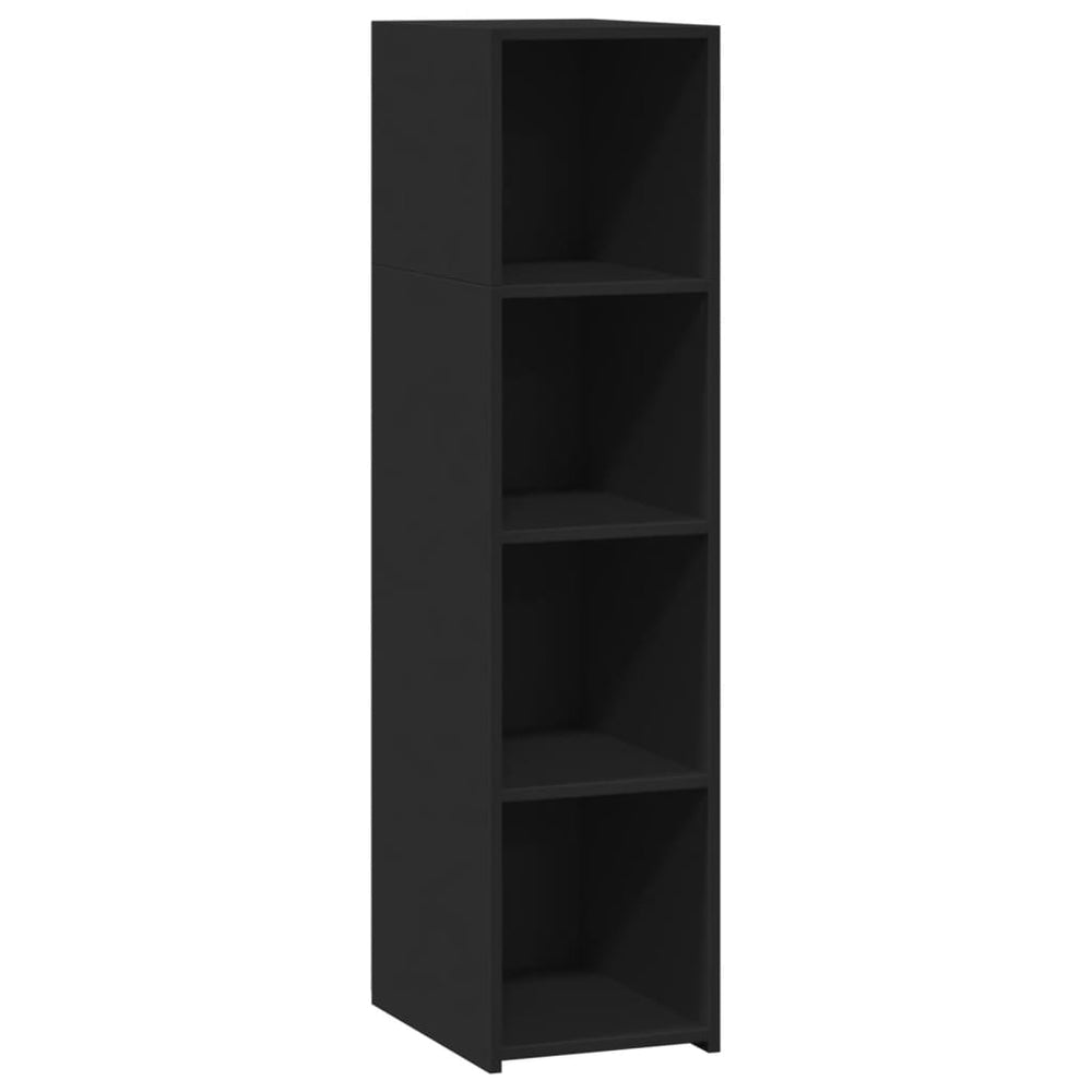 Schwarzes Highboard 30x41x124 cm