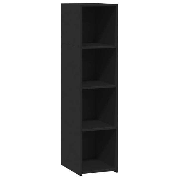 Schwarzes Highboard 30x41x124 cm