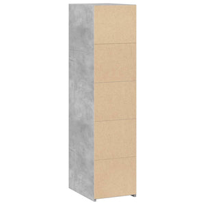 Highboard Betongrau 30x41x124 cm