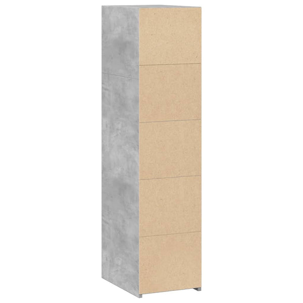 Highboard Betongrau 30x41x124 cm