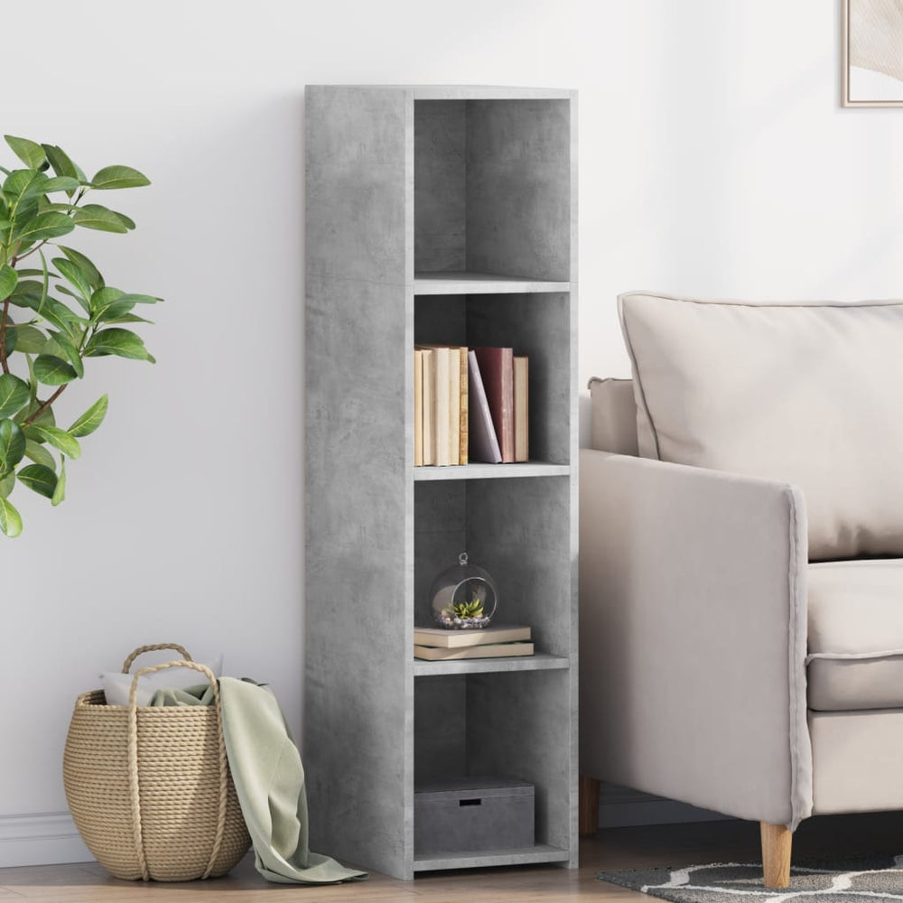 Highboard Betongrau 30x41x124 cm