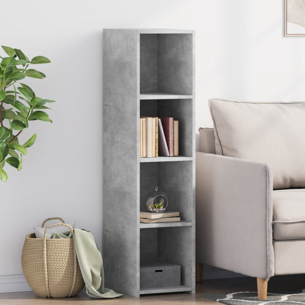 Highboard Betongrau 30x41x124 cm