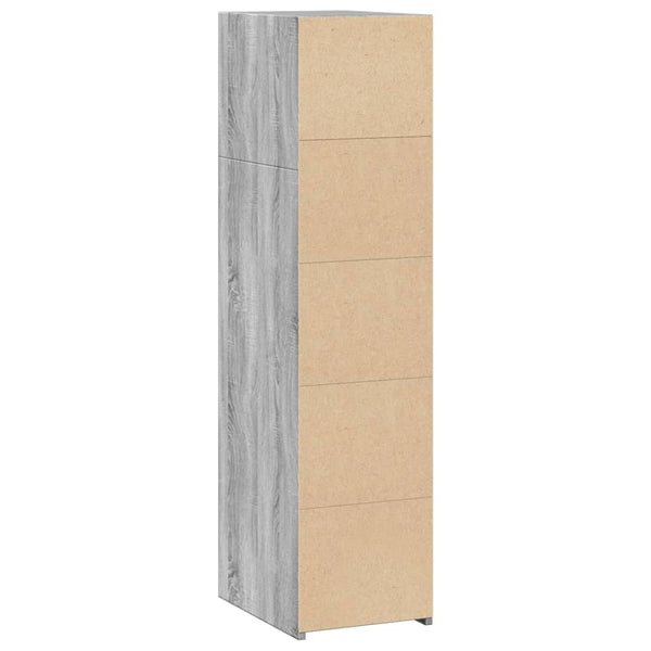 Highboard Grau Sonoma 30x41x124 cm