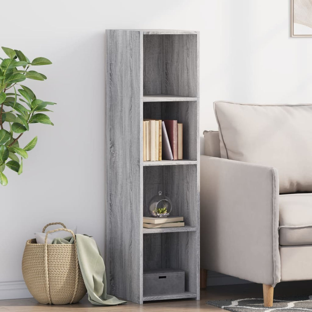 Highboard Grau Sonoma 30x41x124 cm