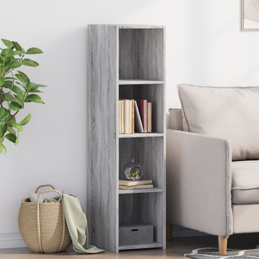 Highboard Grau Sonoma 30x41x124 cm