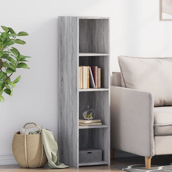 Highboard Grau Sonoma 30x41x124 cm