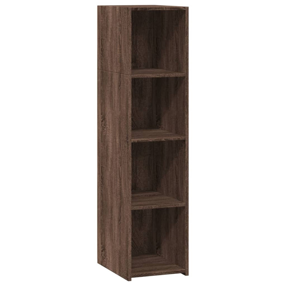 Highboard Braun Eichen-Optik 30x41x124 cm