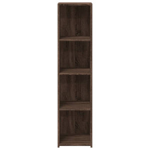 Highboard Braun Eichen-Optik 30x41x124 cm