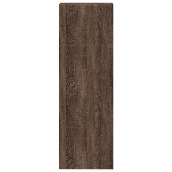 Highboard Braun Eichen-Optik 30x41x124 cm