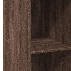 Highboard Braun Eichen-Optik 30x41x124 cm