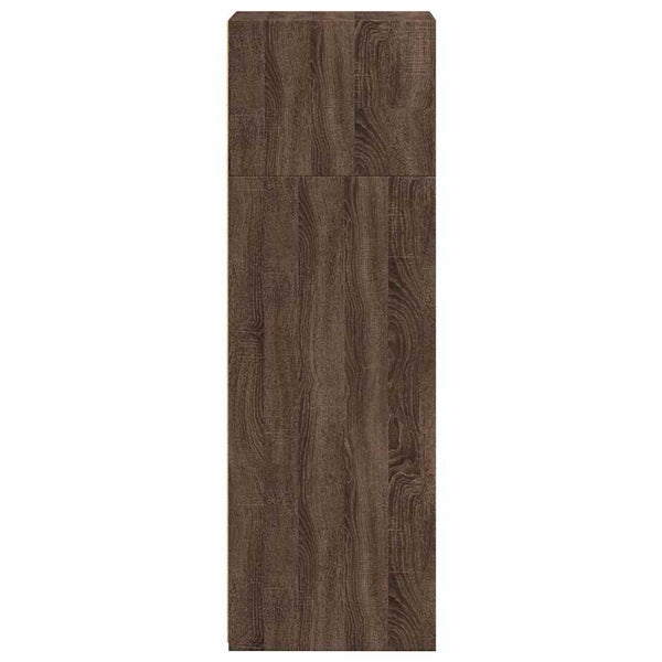 Highboard Braun Eichen-Optik, 40x41x124 cm