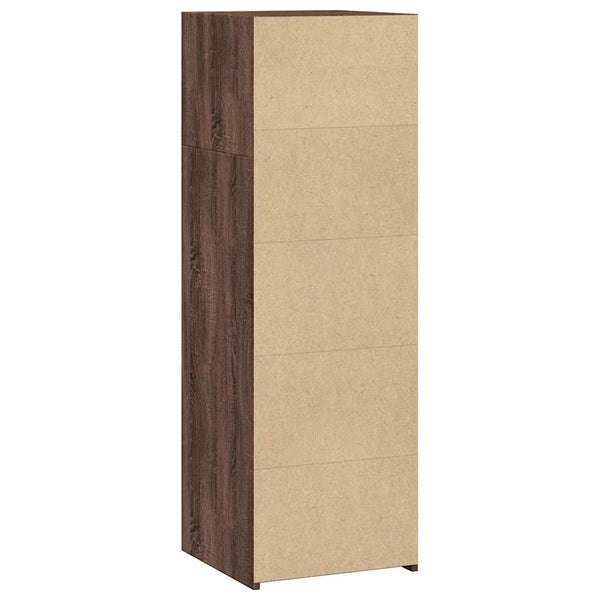 Highboard Braun Eichen-Optik, 40x41x124 cm